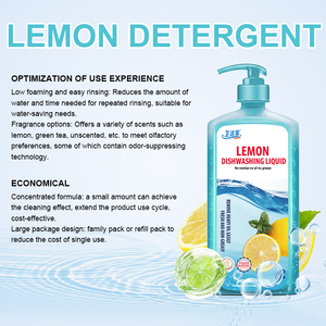 China Best Selling Weijieke Eco-Friendly Disposable Lemon Fragrance Dishwashing <strong>Liquid</strong> <strong>Detergent</strong> 15% Active Ingredient - Product Image 3