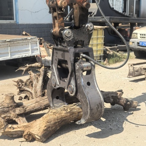 <span class=keywords><strong>Spaccalegna</strong></span> Rinforzato per <span class=keywords><strong>Escavatore</strong></span> |   360 °   Rotazione Idraulica per la Rimozione di Ceppi - Product Image 6