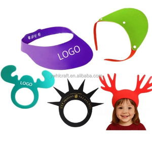 Visera Solar Portátil Unisex HLC, Gorra de Espuma con Protección UV, Impresión Personalizada, Sombrero Transpirable para Eventos y Deportes - Product Image 3