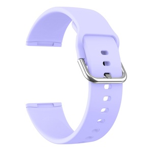 カラフルなバックル交換用アクセサリーFitbitVersa <span class=keywords><strong>3</strong></span>/Senseソリッドカラーシリコンウォッチストラップ用ブレスレットリストバンド - Product Image 4