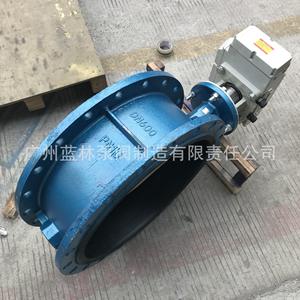 Vanne papillon à bride en fonte électrique D941X-16Q D942X-16Q, commande manuelle, pour huile et eau, vanne papillon à bride en acier inoxydable - Product Image 1