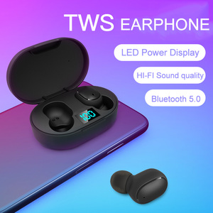 E6S TWS Earphone Nirkabel <span class=keywords><strong>Bluetooth</strong></span> 5.0 Peredam Kebisingan dengan Layar LED Digital dan Fitur <span class=keywords><strong>Handsfree</strong></span> - Product Image 2