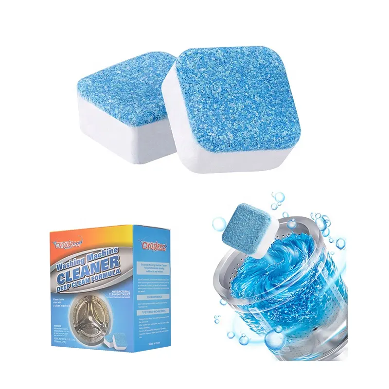 Hot Selling Huishoudelijke Schoonmaakmiddelen Accessoires Wasmachine Cleaner Tabletten Bruisende Cleaner Tablet