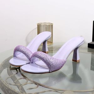 Chaussures uniques à talon ouvert, sandales d'été vertes pour femmes - Product Image 2