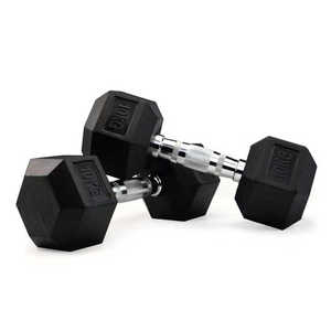 Ensemble d'Haltères Hexagonales en Caoutchouc 5-110 LB Direct Usine avec Support, Équipement <span class=keywords><strong>de</strong></span> <span class=keywords><strong>Musculation</strong></span> - Product Image 6
