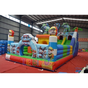 Fabbrica a basso prezzo di salto castello zampa gonfiabile buttafuori pattuglie commerciali gonfiabile casa di rimbalzo per i bambini - Product Image 2