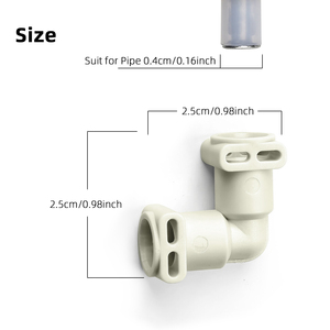 L-förmiger Wasserthermoblock-Anschluss Kompatibel mit Jura Voll automatische Kaffee maschinen Flüssigkeits rohr für Kaffee maschine - Product Image 3