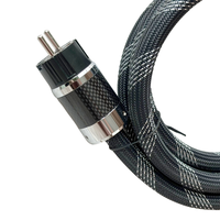 Vente chaude HI-End Pur Cuivre US Cordon D'alimentation Câble Audiophile Cordon D'alimentation CableUS Plug Avec Figure 8 IEC C7 IEC Câble D'alimentation HIFI