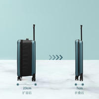 Valise à roulettes Eastshine robuste anti-collision en ABS unisexe avec fermeture éclair et barres de verrouillage – Tendance