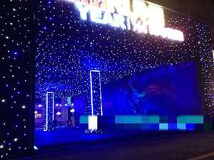 خلفية ليد 10 قدم × 10 قدم خلفية لسماء المسرح ستارة نجمة زرقاء وبيضاء لحفلات الزفاف الفرقة الحدث المعرض المسرحي - Product Image 5