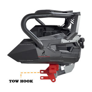 Defensa Delantera y Parachoques Trasero Serie F16-A ADI OFF ROAD para Camioneta Pickup 4x4, Compatible con NAVARA NP300 FRONTIER PRO 4X 2015-2020 - Product Image 3