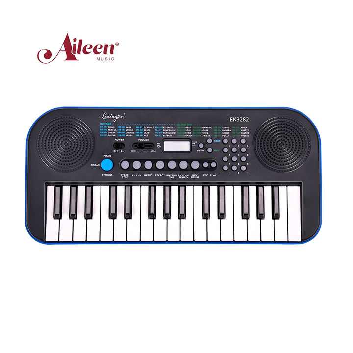 32鍵子供用教育電子音楽キーボード（LCDディスプレイ付き）（EK3282