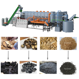 Continuous carbonization furnace Charcoal briquette production line Biomass charcoal making machine - Product Image 2