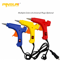 Pistolet à colle chaude électrique portatif avec interrupteur marche/arrêt pour bricolage, artisanat, réparation à domicile et emballage