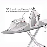 Fer à vapeur professionnel avec semelle en céramique, protection anti-goutte, 2000W, 20-30g/min, arrêt automatique, cordon de 1,8m, vapeur puissante