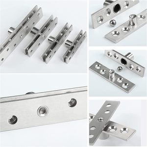 Charnière de porte en acier inoxydable à 360 degrés, design moderne, charnière pivotante à axe vertical pour portes en bois, joints de porte pivotants invisibles - Product Image 3