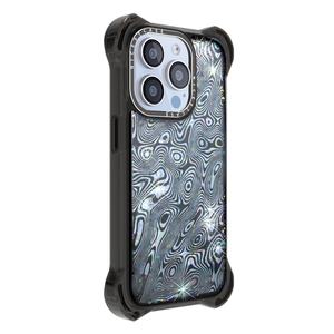 Funda Protectora para Teléfono Celular con Diseño de Impresión de Lujo Personalizada, a Prueba de Golpes, para iPhone 15 Pro Max 14 11 con Correa - Product Image 1