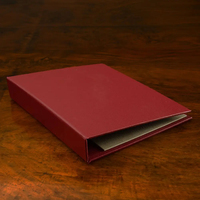 Stoff A4 Ringbuch-Einband mit Individueller Logo-Bedruckung Portfolio Präsentationsmappe Hochzeitsalbum Gästebuch Menü OEM-Fertigung