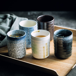 Copo De Café De Cerâmica Vintage Canecas De Cerâmica 300ml Chá Vinho Sushi Sake Cup Engraçado Família Restaurante Decoração Viagem Presente - Product Image 1