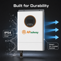 Contrôleur hybride solaire à batterie biphasé AHS-12-SP 12 kW Apsolway, onduleur solaire hybride, garantie de 5 ans