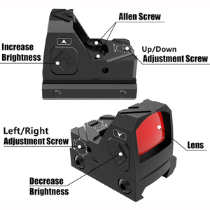 Usine Mini Reflex Red Dot Sight Shake Awake Optic avec 12 niveaux de luminosité Faible consommation d'énergie Portée Scopes Accessoires - Product Image 2