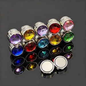 Custom hijab magnet Hijab Magneti <b>Women</b> Accessories Muslim Hijab Magnetic Buckle Crystal Magnetic <b>Brooch</b> Pin Scarf Magnet - Product Image 2