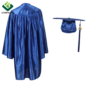 100% Polyester Shiny Customized <strong>Children</strong> Graduation <strong>Dressing</strong> <strong>Gown</strong> - Product Image 3