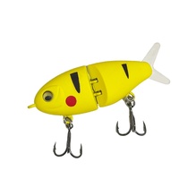 Nouvelle leurre artificielle colorée multi-sections, hameçon double, 5,8 g, 60 mm, pour achigan à gueule large