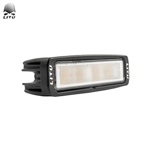 30W 6 pulgadas de doble color Led Barra de luz de trabajo iluminación láser para todoterreno camión Tractor Pickup Assist - Product Image 2