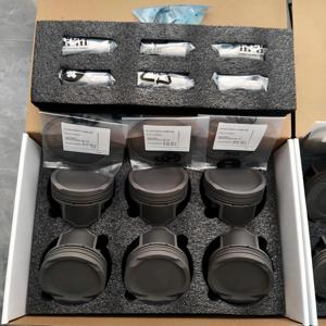 Per aggiornamenti motore M50B25: Nuove bielle e pistoni in lega forgiata STD 84mm CR 10.2:1 rivestiti, 6 pezzi con fasce e perni - Product Image 6
