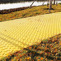 Tapis de protection du sol pour excavatrice à haute capacité de charge, antidérapant, résistant à l'usure, pour la construction, route temporaire, panneau d'accès en HDPE