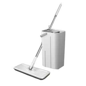 BNcompany Mopa Plana para Limpieza de Suelos Domésticos, Recambio de Paño, Uso en Seco/Húmedo, Antiestática, Plegable, con Escurridor, Ligera - Product Image 5