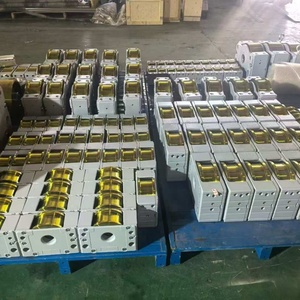 Roue de grue modulaire en acier forgé, <span class=keywords><strong>fonte</strong></span> et polyuréthane DRS, nouvelle, robuste, remplacement 1:1 pour grue portique - Product Image 4