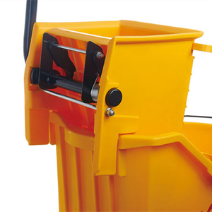 Seau de nettoyage en plastique multifonctionnel de 33 litres, chariot de concierge, essoreuse, seau de vadrouille - Product Image 3