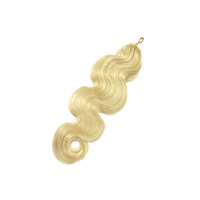 Extensions de tressage pré-séparées en cheveux humains vietnamiens non traités, ondulés, pour crochet, double trame machine, sans nœuds