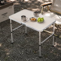 Table pliante en alliage d'aluminium pour l'extérieur, table multifonctionnelle, table et chaises réglables portables, pique-nique, camping