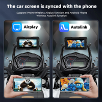 Navigasi Motor 5 Inci, CarPlay Nirkabel, Android Auto, Layar Motor Nirkabel, GPS Motor