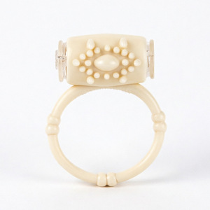 <b>Vibrating</b> Ring Silicone Penis Ring With Delay Feature For Men - Product Image 3