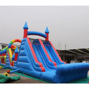 2025 lựa chọn tốt nhất Inflatable lâu đài với trượt nước và hồ bơi Inflatable bóng với Blower 7-15 người công suất 2 năm bảo hành - Product Image 5