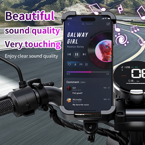 Soporte Giratorio de 360 Grados para Teléfono Móvil en Motocicleta y Bicicleta, Inalámbrico, para Altavoz, con Batería de 1000-2000mAh, Resistente al Agua IPX-1 - Product Image 6