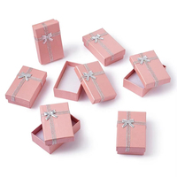 Boîte cadeau écologique personnalisée avec logo, recyclable, faite à la main, avec doublure en éponge, emballage de luxe pour bijoux (collier, bracelet, bagues)