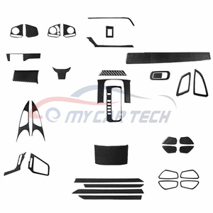 Per <span class=keywords><strong>Honda</strong></span> <span class=keywords><strong>Civic</strong></span> 10a generazione in fibra di carbonio a 2016 2018 Set completo per interni con adesivo per cruscotto - Product Image 1