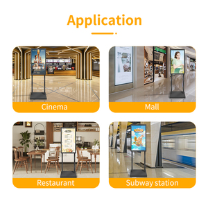 Digital Poster Foldable Portable Movable 32 Inch LCD Advertising <b>Screen</b> Battery Powered Indoor LCD Digital Signage - Product Image 6