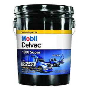 MOBIL DELVAC 1300,15W-40 Diesel engine oil CK-4, 5 Gal PAIL ( 18.9 LITER)