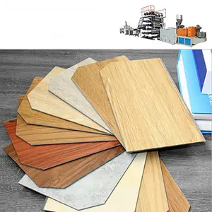 Stone Plastic Floor Machine 5 mm Rigid Vinyl Plank SPC Flooring Production Line