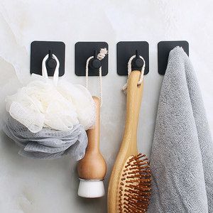 Sanga Custom Self Strong Adhesive Kitchen <b>Towel</b> <b>Hooks</b> Bathroom Stick on Wall Stainless Steel 304 <b>Hooks</b> - Product Image 1