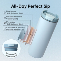 Échantillon Gratuit Tasses à Café Réutilisables 500ml Tasse Isotherme Double Paroi en Acier Inoxydable Bouteille Personnalisée Offre Spéciale