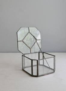 Boîte à bijoux en laiton et en verre au Design personnalisé, boîte à bijoux Antique, vente en gros, - Product Image 6