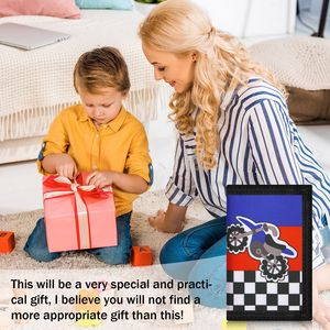 Boys and Girls Trifold Card Holder <strong>Wallets</strong> with Zipper, Perfect <strong>for</strong> <strong>Teens</strong> Cartoon <strong>Wallet</strong> <strong>for</strong> Kids Birthday Present - Product Image 6