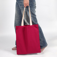 # Sac en toile promotionnel en coton, 12 oz, 40 cm x 34 cm, avec poignée contrastante